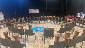 African drumming team event scaled 1 | Rock & Roll Experience | Music Team Building