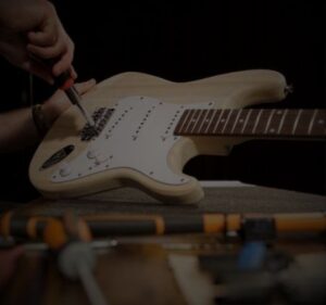 Build A Guitar Team Building overlay 1 | Rock & Roll Experience | Music Team Building