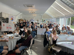 Charity guitar build team building