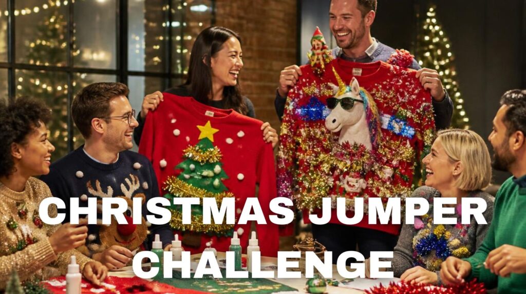 christmas team building idea, christmas work event ideas